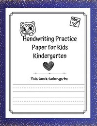 bokomslag Handwriting Practice Paper for kids Kindergarten