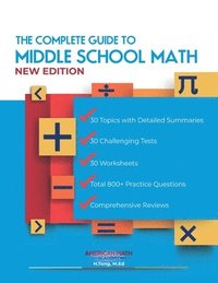 bokomslag The Complete Guide to Middle School Math Book Grades 6-8