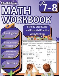 bokomslag MathFlare - Math Workbook 7th and 8th Grade