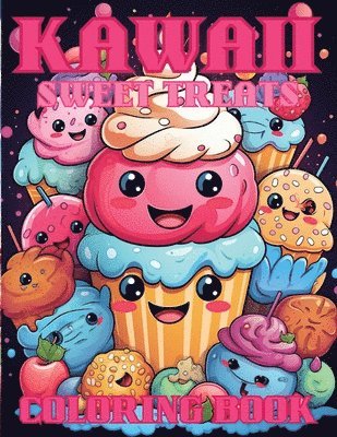 Kawaii Sweet Treats Coloring Book For Kids 1
