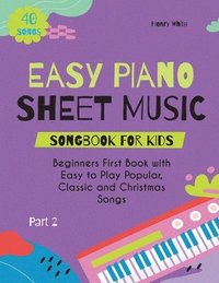 bokomslag Easy Piano Sheet Music Songbook for Kids