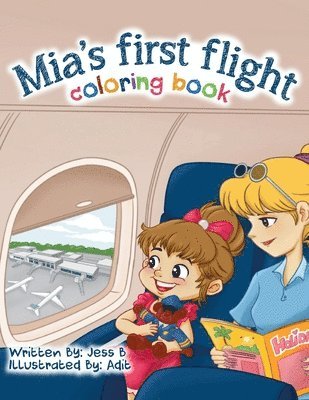 bokomslag Mia's First Flight - Coloring Book