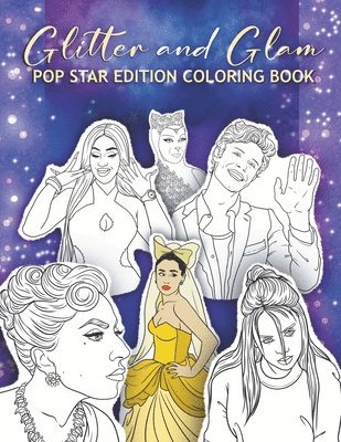 Glitter and Glam Pop Star Edition Coloring Book 1