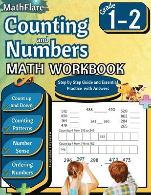 Counting and Numbers Math Workbook 1st and 2nd Grade 1