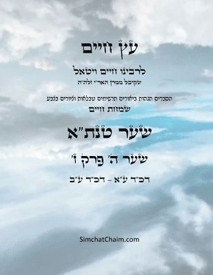 Chaim Vital Ha'ari - עץ חיים שער ה פרק ז - Sefer Etz Chaim Gate 05 Chapter 07, Häftad