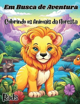 bokomslag Em Busca de Aventura Colorindo os Animais da Floresta