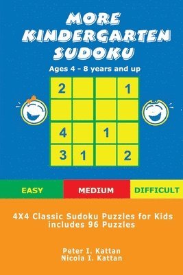 Peter I Kattan, Nicola I Kattan - More Kindergarten Sudoku, Häftad