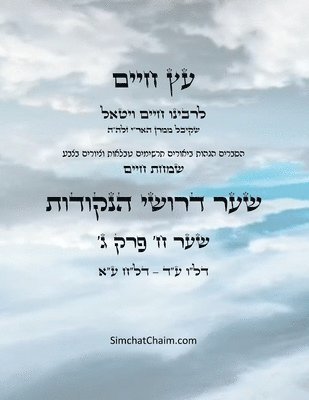 bokomslag &#1506;&#1509; &#1495;&#1497;&#1497;&#1501; &#1513;&#1506;&#1512; &#1495; &#1508;&#1512;&#1511; &#1490; - Sefer Etz Chaim Gate 08Chapter 03