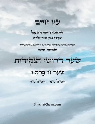 עץ חיים שער ח פרק ו - Sefer Etz Chaim Gate 08 Chapter 06