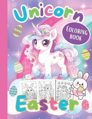 bokomslag Unicorn Easter Coloring Book -Easter Coloring Books for Kids