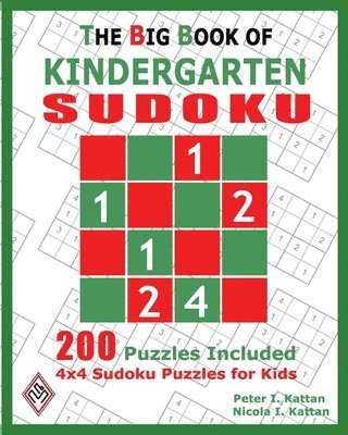 Kattan - Big Book of Kindergarten Sudoku, Häftad