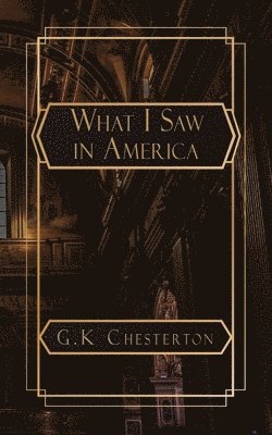 bokomslag What I Saw in America