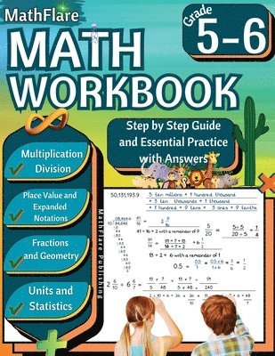 bokomslag MathFlare - Math Workbook 5th and 6th Grade