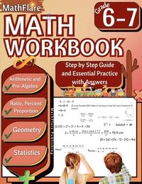 bokomslag MathFlare - Math Workbook 6th and 7th Grade