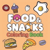 bokomslag Food & Snacks Coloring Book