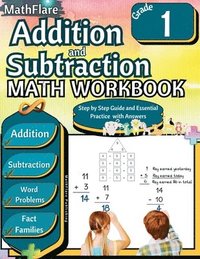bokomslag Addition and Subtraction Math Workbook 1st Grade