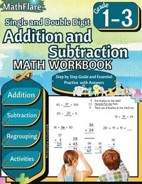 bokomslag Addition and Subtraction Math Workbook 1st to 3rd Grade