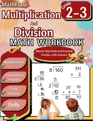 bokomslag Multiplication and Division Math Workbook 2nd and 3rd Grade