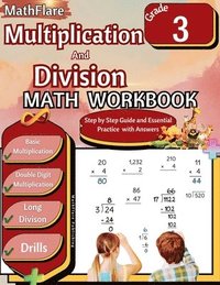 bokomslag Multiplication and Division Math Workbook 3rd Grade
