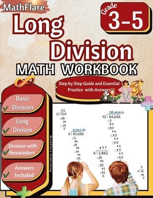 bokomslag Long Division Math Workbook 3rd to 5th Grade