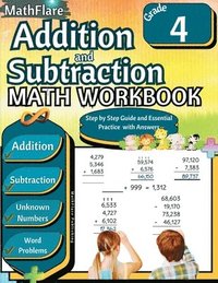 bokomslag Addition and Subtraction Math Workbook 4th Grade