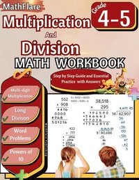 bokomslag Multiplication and Division Math Workbook 4th and 5th Grade