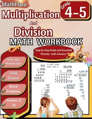 Multiplication and Division Math Workbook 4th and 5th Grade 1