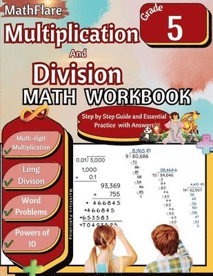 Multiplication and Division Math Workbook 5th Grade 1