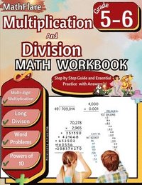 bokomslag Multiplication and Division Math Workbook 5th and 6th Grade