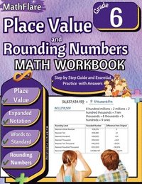 bokomslag Place Value and Expanded Notations Math Workbook 6th Grade