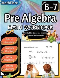 bokomslag Pre Algebra Workbook 6th and 7th Grade