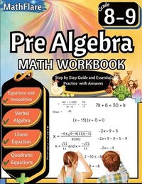 bokomslag Pre Algebra Workbook 8th and 9th Grade