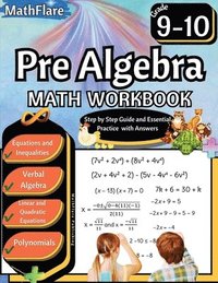 bokomslag Pre Algebra Workbook 9th and 10th Grade