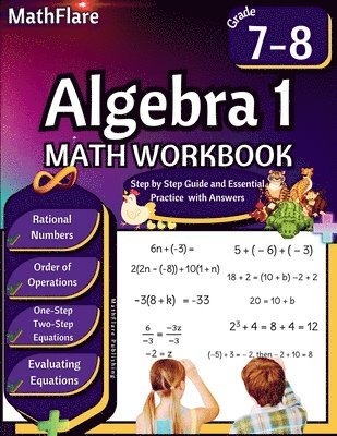 Algebra 1 Workbook 7th and 8th Grade 1