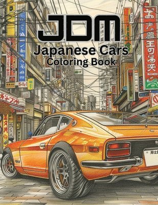 JDM Cars Coloring Book 1