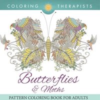 bokomslag Butterflies & Moths Pattern Coloring Book For Adults