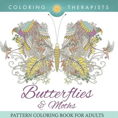 bokomslag Butterflies & Moths Pattern Coloring Book For Adults