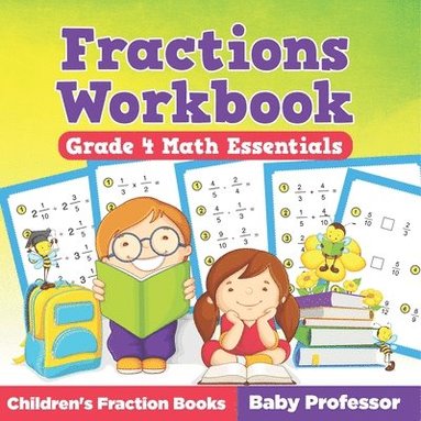 bokomslag Fractions Workbook Grade 4 Math Essentials