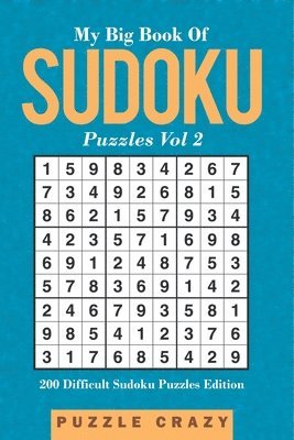 bokomslag My Big Book Of Soduku Puzzles Vol 2