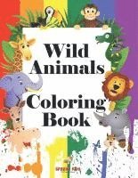 bokomslag Wild Animals Coloring Book