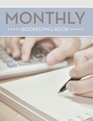 bokomslag Monthly Bookeeping Book