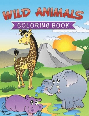 bokomslag Wild Animals Coloring Book