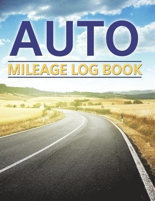 bokomslag Auto Mileage Log Book