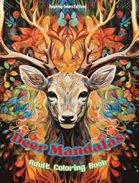 bokomslag Editions, I: Deer Mandalas Adult Coloring Book Anti-Stress a