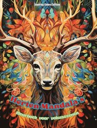bokomslag Herten Mandala's Kleurboek voor volwassenen Ontwerpen om creativiteit te stimuleren