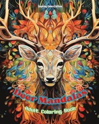 bokomslag Editions, I: Deer Mandalas Adult Coloring Book Anti-Stress a
