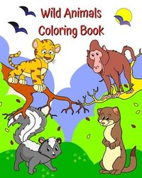 bokomslag Wild Animals Coloring Book