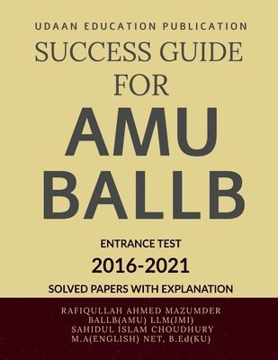 bokomslag Success Guide for Amu Ballb Entrance Test