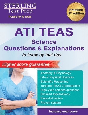Sterling Test Prep - ATI TEAS Science Questions, Häftad