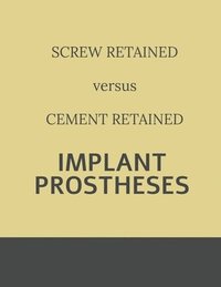 bokomslag Implant retained Prostheses